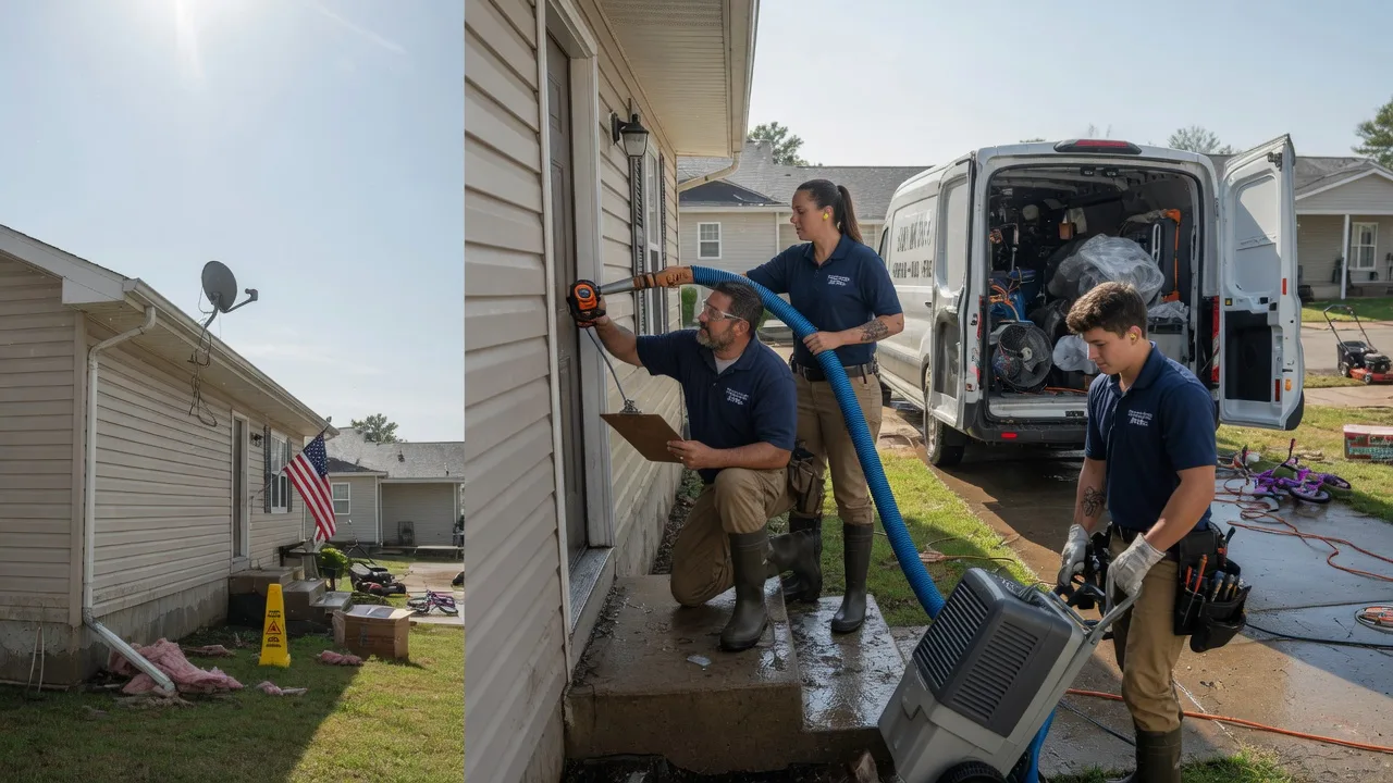Ceiling Water Damage Restoration in Dinwiddie, VA near me